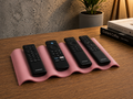 Minimalist 4-Slot Remote Control Holder